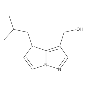 (1-isobutylimidazo[1,2-b]pyrazol-7-yl)methanol Structure