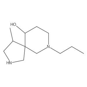 4-Methyl-7-propyl-2,7-diazaspiro[4.5]decan-10-ol结构式
