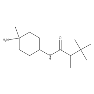N-(4-Amino-4-methylcyclohexyl)-2,3,3-trimethylbutanamide结构式
