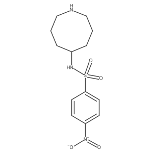N-(azocan-5-yl)-4-nitrobenzene-1-sulfonamide结构式