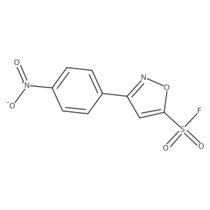 3-(4-Nitrophenyl)-1,2-oxazole-5-sulfonyl fluoride结构式