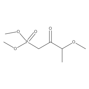 Dimethyl (3-methoxy-2-oxobutyl)phosphonate Structure