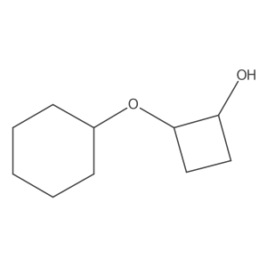 (1R,2R)-2-(cyclohexyloxy)cyclobutan-1-ol结构式