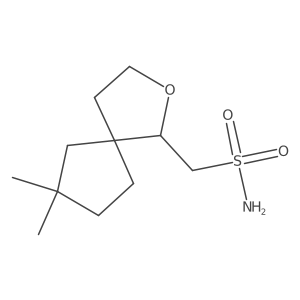 {7,7-Dimethyl-2-oxaspiro[4.4]nonan-1-yl}methanesulfonamide Structure