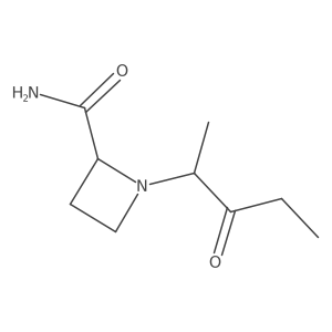 1-(3-Oxopentan-2-yl)azetidine-2-carboxamide Structure