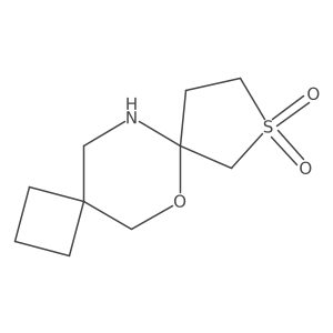 6-Oxa-9lambda6-thia-12-azadispiro[3.2.4^{7}.2^{4}]tridecane-9,9-dione结构式