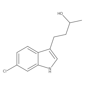 (2R)-4-(6-chloro-1H-indol-3-yl)butan-2-ol Structure