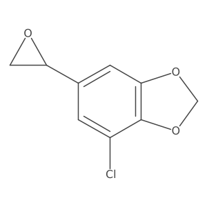 4-chloro-6-[(2S)-oxiran-2-yl]-1,3-dioxaindane Structure