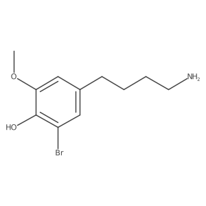 4-(4-Aminobutyl)-2-bromo-6-methoxyphenol Structure