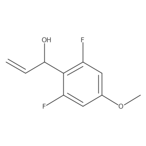1-(2,6-Difluoro-4-methoxyphenyl)prop-2-en-1-ol结构式