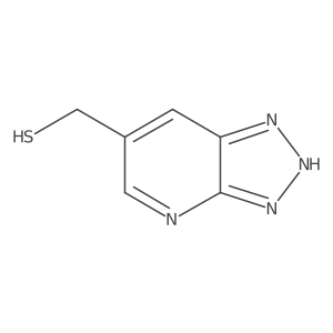 {3H-[1,2,3]triazolo[4,5-b]pyridin-6-yl}methanethiol结构式