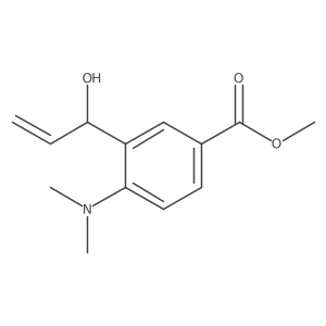 Methyl 4-(dimethylamino)-3-(1-hydroxyprop-2-en-1-yl)benzoate结构式