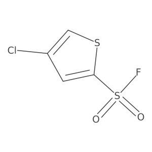 4-Chlorothiophene-2-sulfonyl fluoride结构式