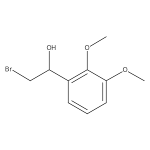 2-Bromo-1-(2,3-dimethoxyphenyl)ethan-1-ol Structure