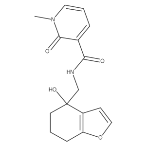 N-[(4-hydroxy-4,5,6,7-tetrahydro-1-benzofuran-4-yl)methyl]-1-methyl-2-oxo-1,2-dihydropyridine-3-carboxamide Structure