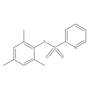 2-Pyridinesulfonothioic acid, S-(2,4,6-trimethylphenyl) ester Structure