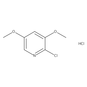 2-Chloro-3,5-dimethoxypyridinehydrochloride Structure