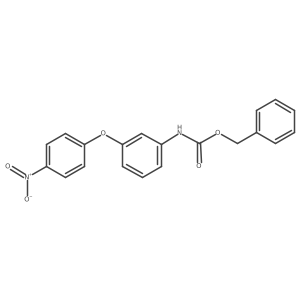 benzyl N-[3-(4-nitrophenoxy)phenyl]carbamate结构式