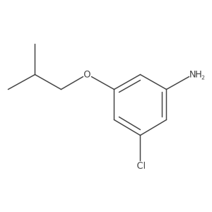 3-Chloro-5-isobutoxyaniline结构式