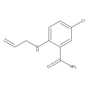 5-Chloro-2-(prop-2-enylamino)benzamide结构式