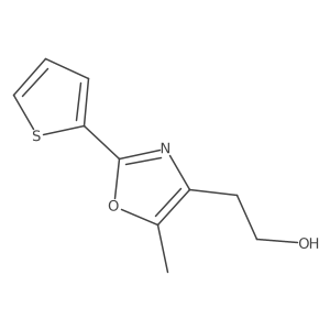 2-[5-Methyl-2-(thiophen-2-yl)oxazol-4-yl]ethanol Structure