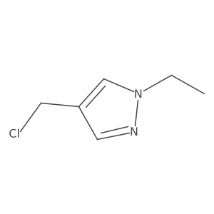 4-(chloromethyl)-1-ethyl-1H-pyrazole Structure