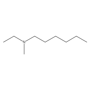 N-Ethyl-N-methyl-1-hexanamine Structure