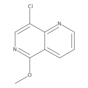 8-Chloro-5-methoxy-1,6-naphthyridine Structure