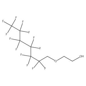 2-[(2,2,3,3,4,4,5,5,6,6,7,7,7-Tridecafluoroheptyl)oxy]ethan-1-ol Structure