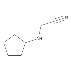 2-(Cyclopentylamino)acetonitrile Structure