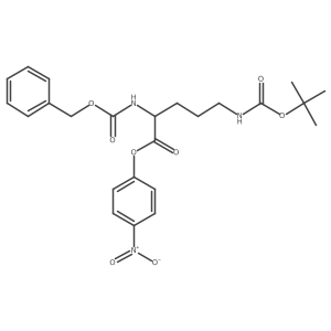 Z-Orn(Boc)-ONP Structure