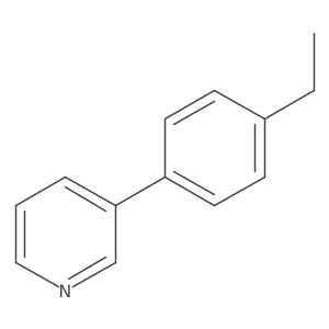 3-(4-Ethylphenyl)pyridine Structure