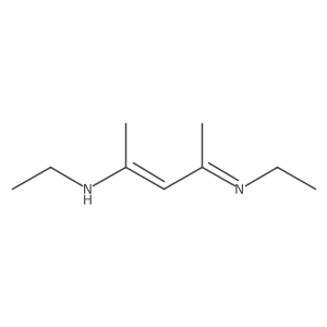 N-Ethyl-4-(ethylimino)pent-2-en-2-amine Structure