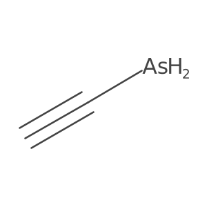 Arsine, ethynyl- Structure