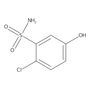 2-Chloro-5-hydroxybenzenesulfonamide Structure