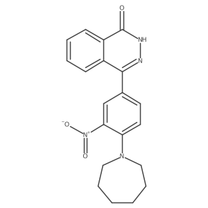 4-[4-(azepan-1-yl)-3-nitro-phenyl]-2H-phthalazin-1-one Structure