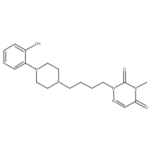 2-(4-(4-(2-hydroxyphenyl)piperazin-1-yl)butyl)-4-methyl-1,2,4-triazine-3,5(2H,4H)-dione Structure