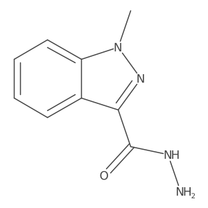 1-methyl-1H-indazole-3-carbohydrazide Structure