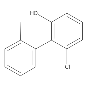 6-Chloro-2'-methyl-biphenyl-2-ol结构式