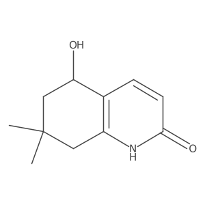5-Hydroxy-7,7-dimethyl-5,6,7,8-tetrahydroquinolin-2(1H)-one结构式