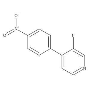 3-Fluoro-4-(4-nitrophenyl)pyridine结构式