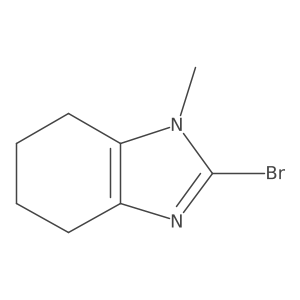 2-Bromo-1-methyl-4,5,6,7-tetrahydro-1H-benzo[D]imidazole Structure