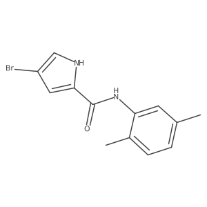 4-bromo-N-(2,5-dimethylphenyl)-1H-pyrrole-2-carboxamide Structure