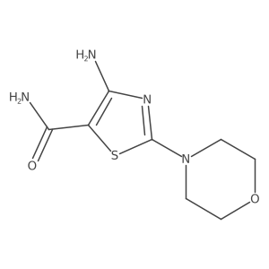 4-Amino-2-(morpholin-4-yl)-1,3-thiazole-5-carboxamide Structure