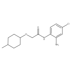 N-(2-Amino-4-chlorophenyl)-2-[(4-methylcyclohexyl)oxy]acetamide Structure