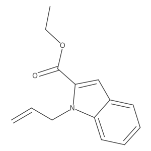 Ethyl 1-allyl-1H-indole-2-carboxylate Structure