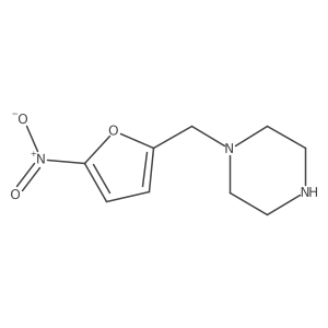 1-[(5-Nitro-2-furyl)methyl]piperazine结构式