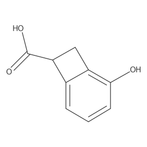 2-Hydroxybicyclo[4.2.0]octa-1,3,5-triene-7-carboxylic acid Structure