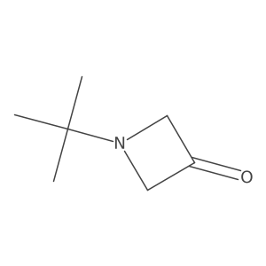 1-Tert-butylazetidin-3-one结构式