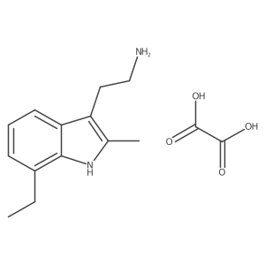 2-(7-Ethyl-2-methyl-1H-indol-3-YL)ethanamine oxalate Structure